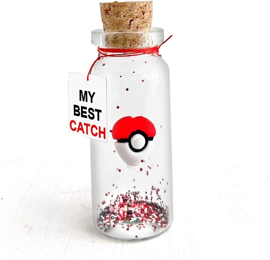 Nice anniversary gift, romantic bottle inspired by Pokémon.