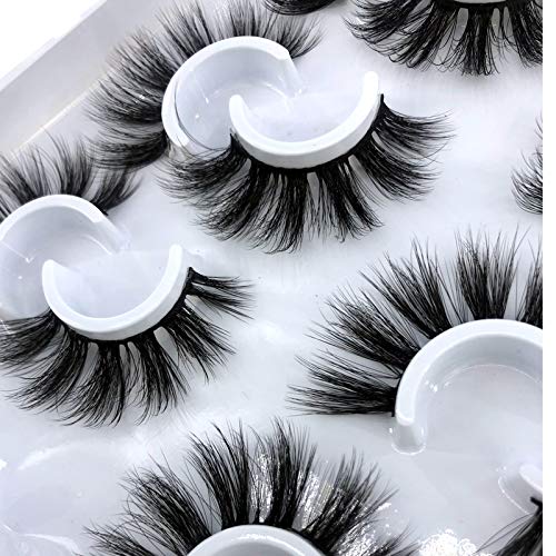 6 Pairs Natural Synthetic 3D Fluffy False Eyelashes (MDF-14)