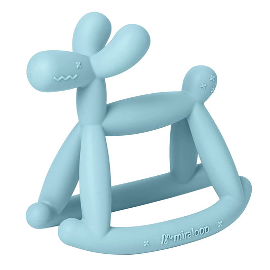 Baby Teething Toy, 4.21x3.86x1.93, (Cyan Blue)