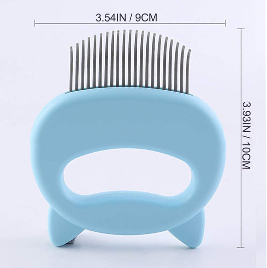 Pet comb massager, blue