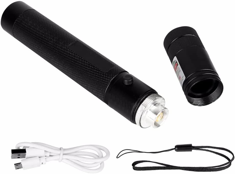 High Power Long Range Green Light Flashlight