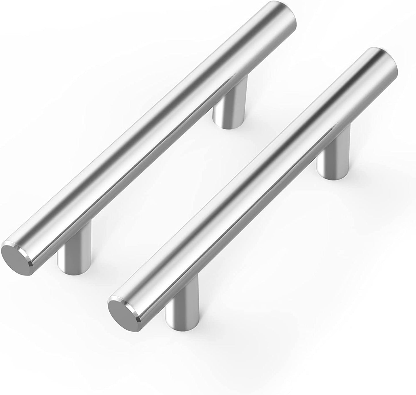 12 Pack 5" Kitchen Cabinet Pulls,color:Silver