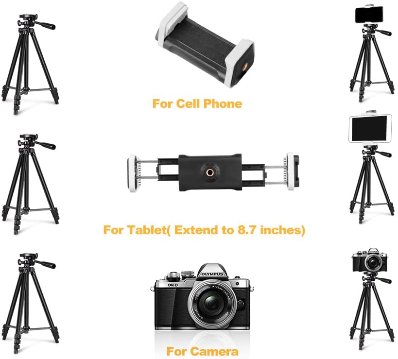 Adjustable extendable tripod mount