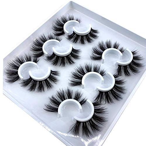 6 Pairs Natural Synthetic 3D Fluffy False Eyelashes (MDF-14)