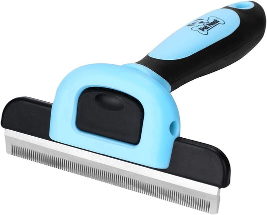 dog and cat grooming brush, (blue)