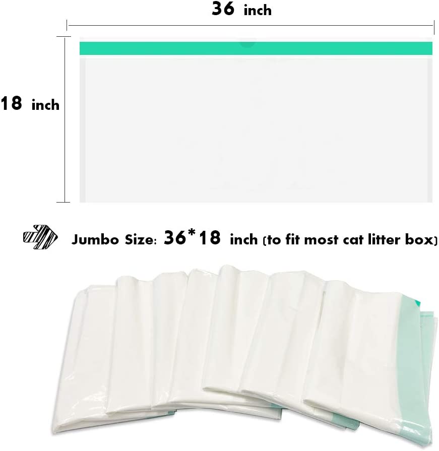 Pet Litter Box Liners, Cord, Jumbo Liners 7 Liners