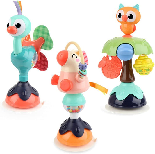 Rattles Toy For Baby, Color: Animal Rattle, 3Pack