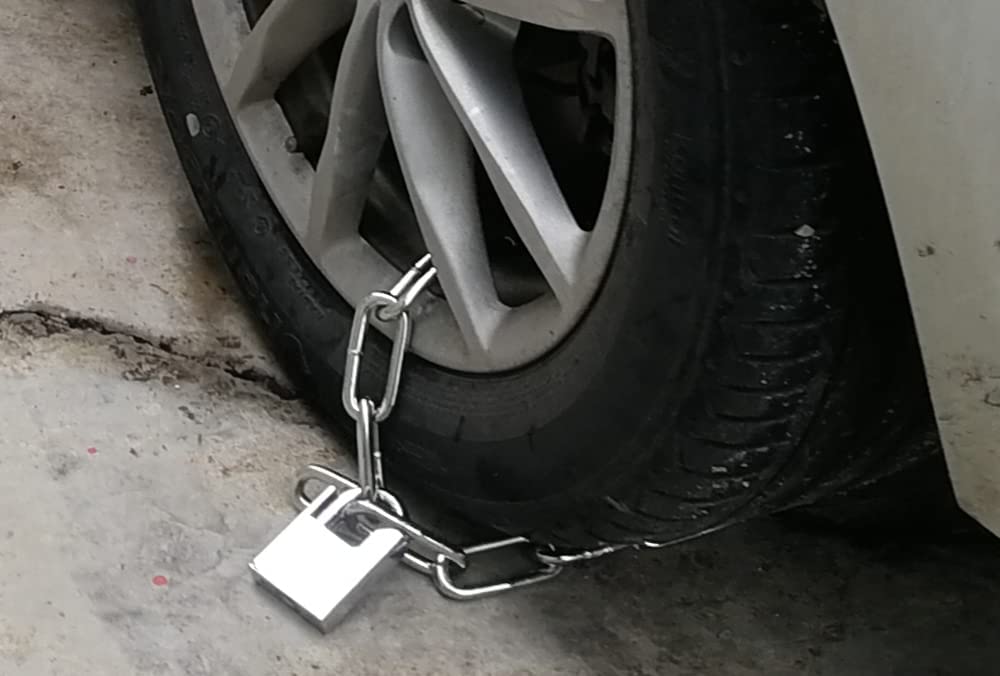 8mm chains, motorcycle padlock (M8x80cm)