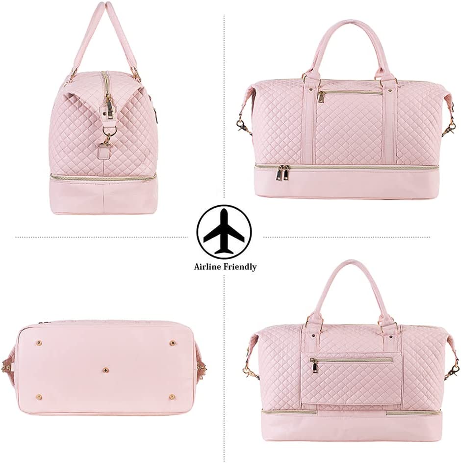 Large Transport Duffel Bags, (Pink)