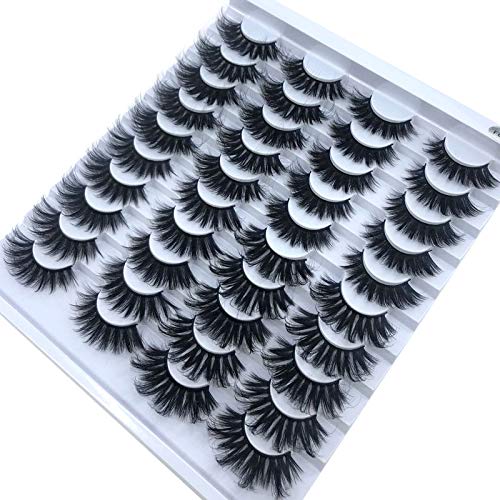 20 pairs, 3D Mink Lashes, Style: F082