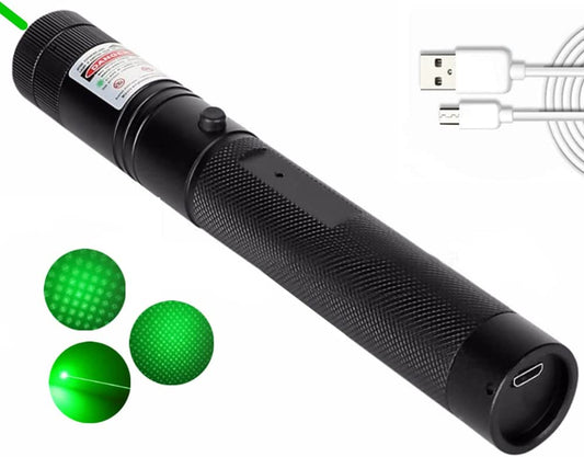 High Power Long Range Green Light Flashlight