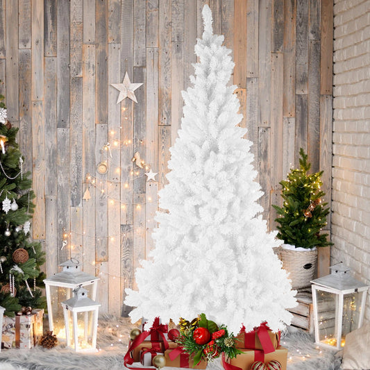 7ft Artificial Snow White Christmas Tree