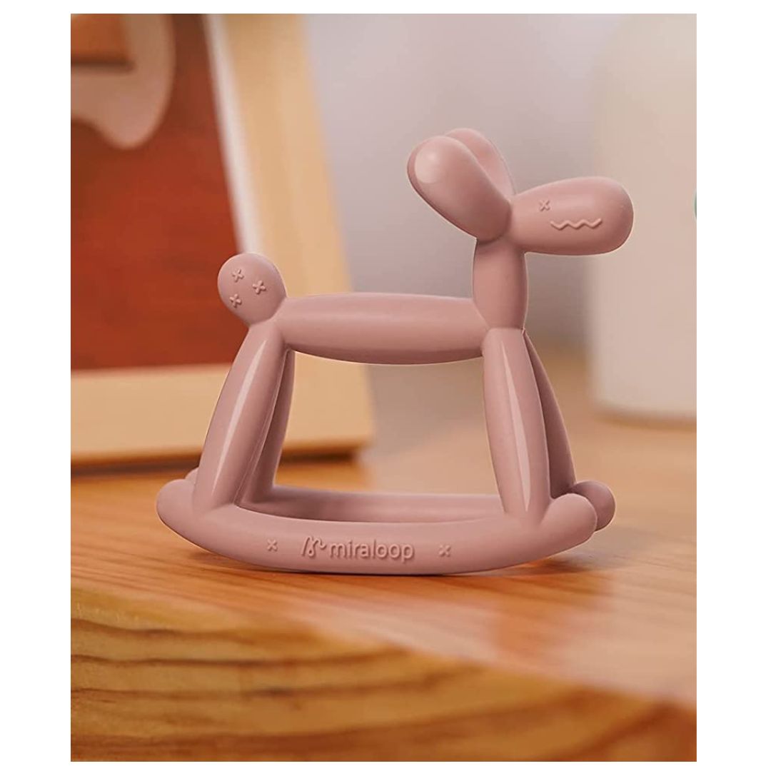 Baby Teething Toy, 4.21x3.86x1.93, ‎(Mist Pink)