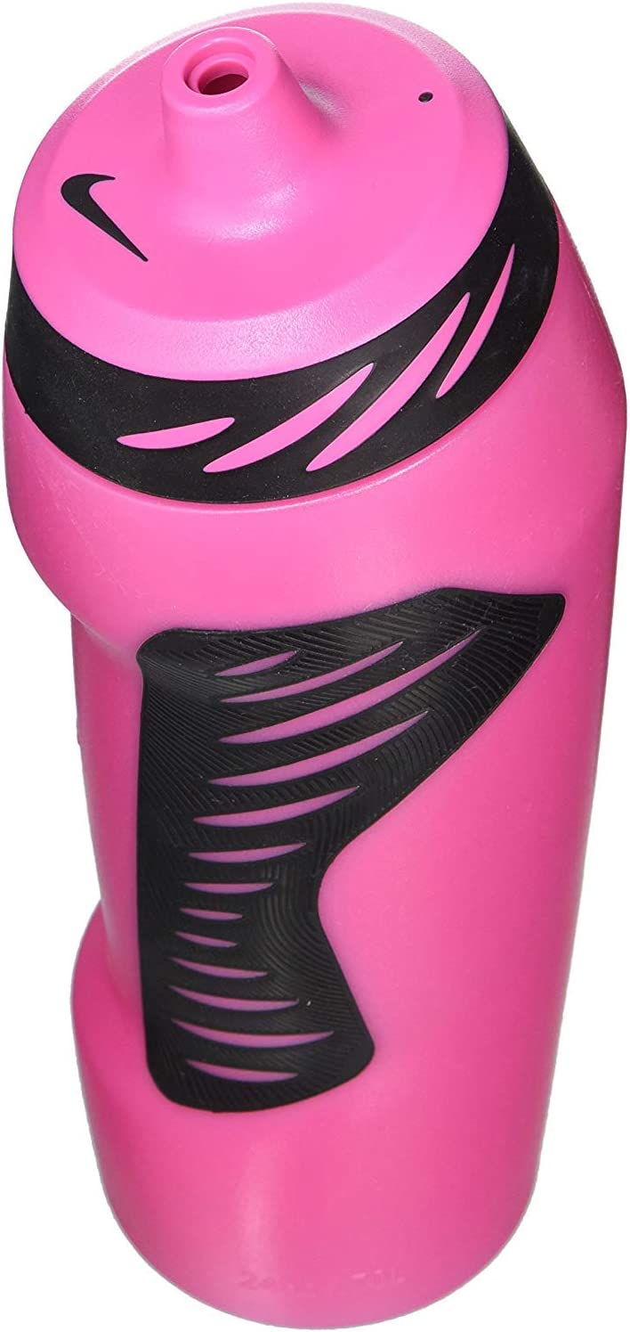 Water Bottle, PINK/BLACK, 18oz