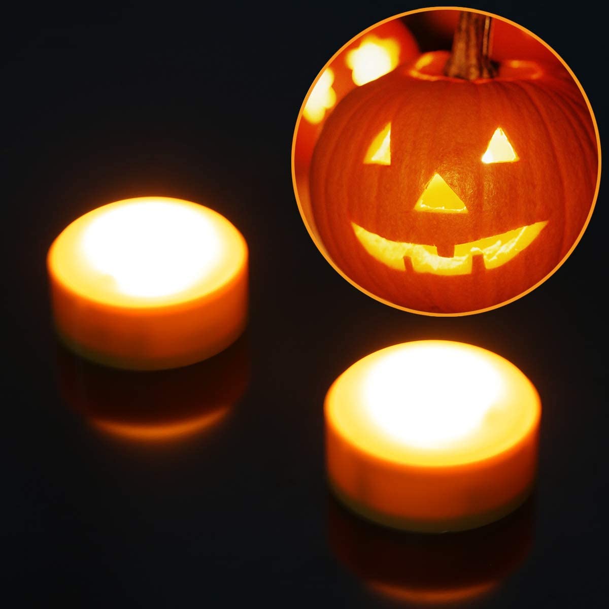 [4 Pack] Halloween Pumpkin LED String Lights