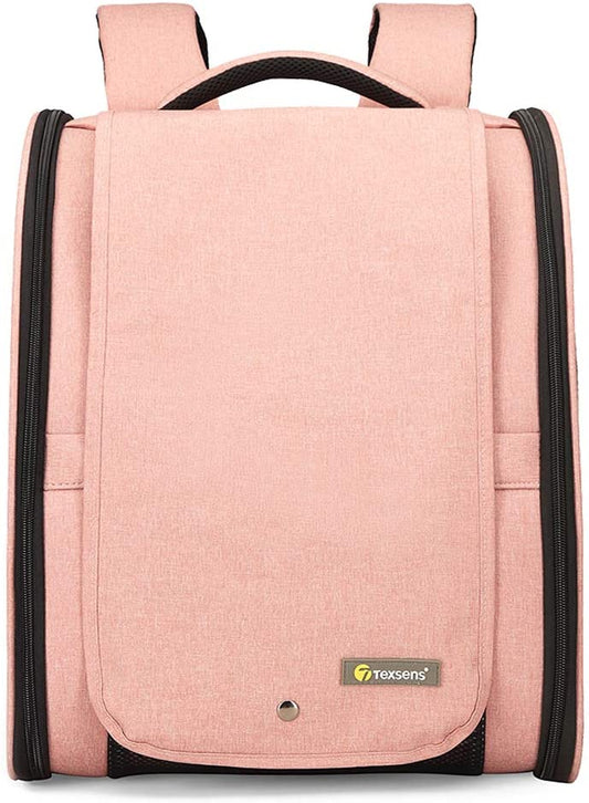 Pet Backpack,Ventilated Design,13"Lx10.63"Wx16.54"H,pink