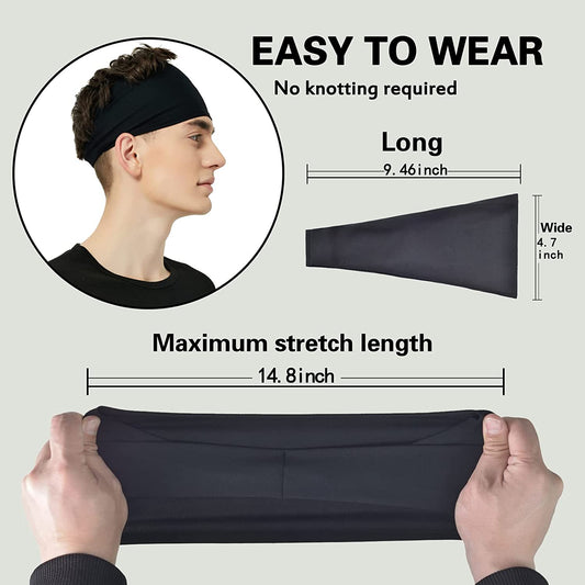 Sports Headbands for Moisture, black5