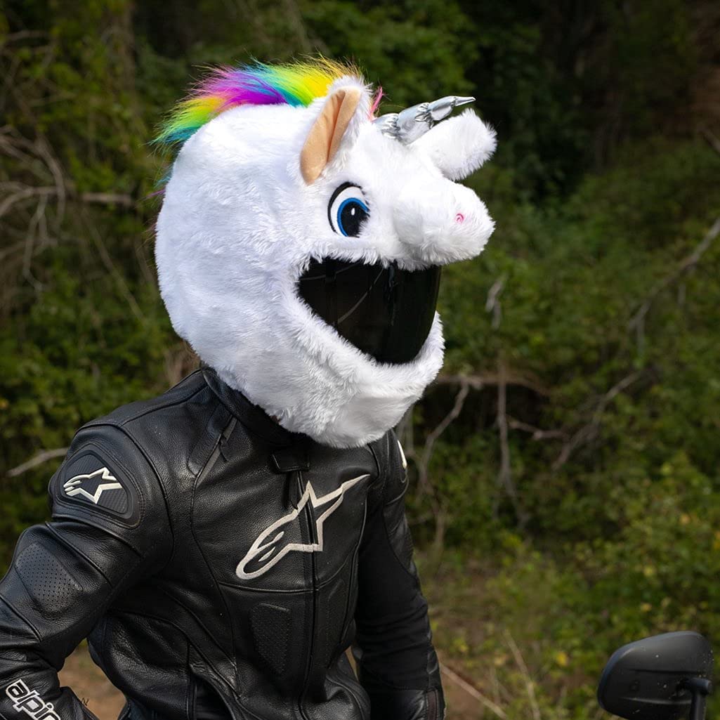 Motorcycle Helmet Cover, (Unicorn)