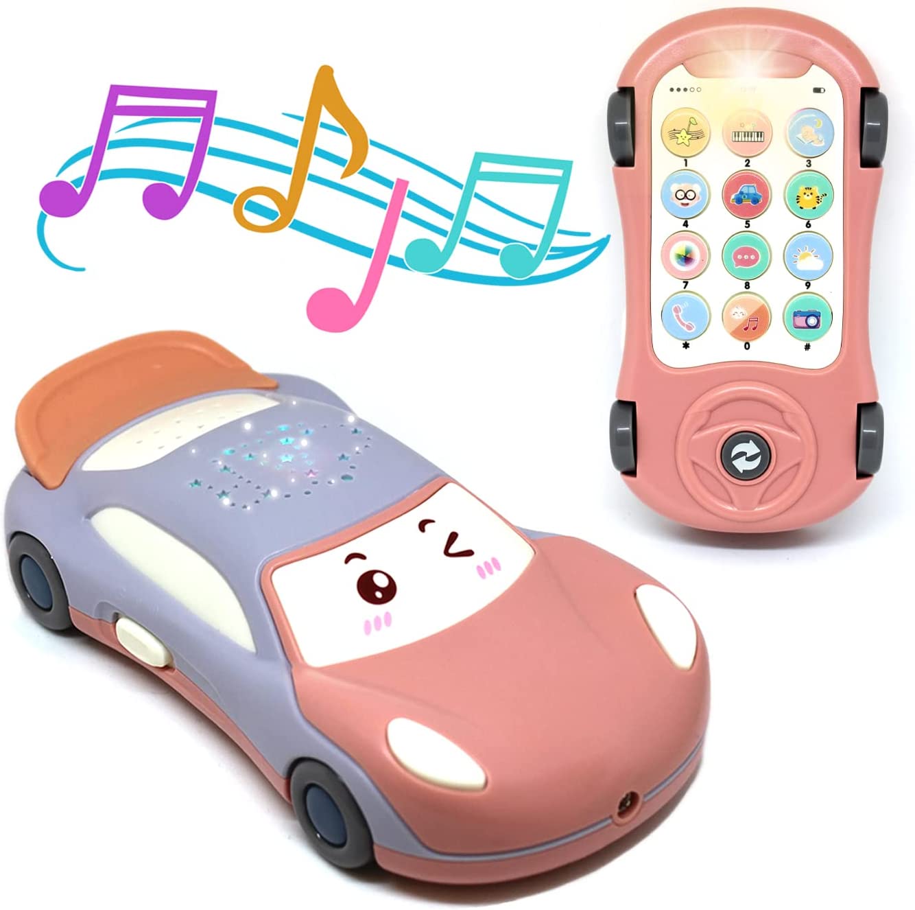 Baby Mobile Phone Learning Toy (pink)