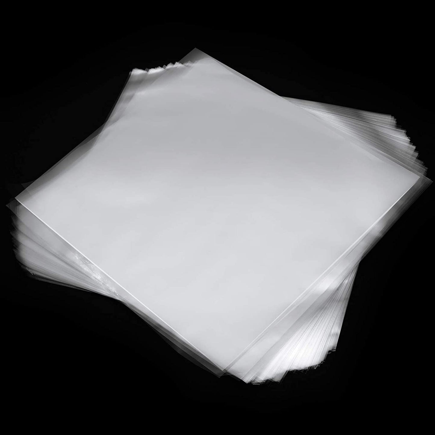 104 Cellophane Sheets, Clear Plastic Sheet, 7.5 x 7.5 inches