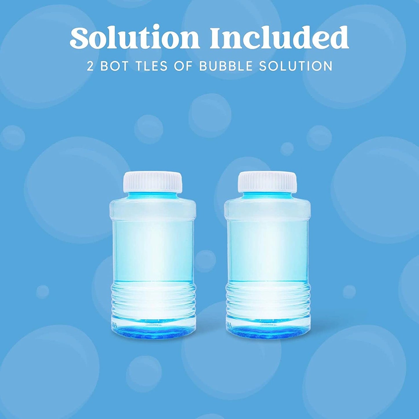 1000 bubble green bubble machine (with 2 bubble solutions, Green)