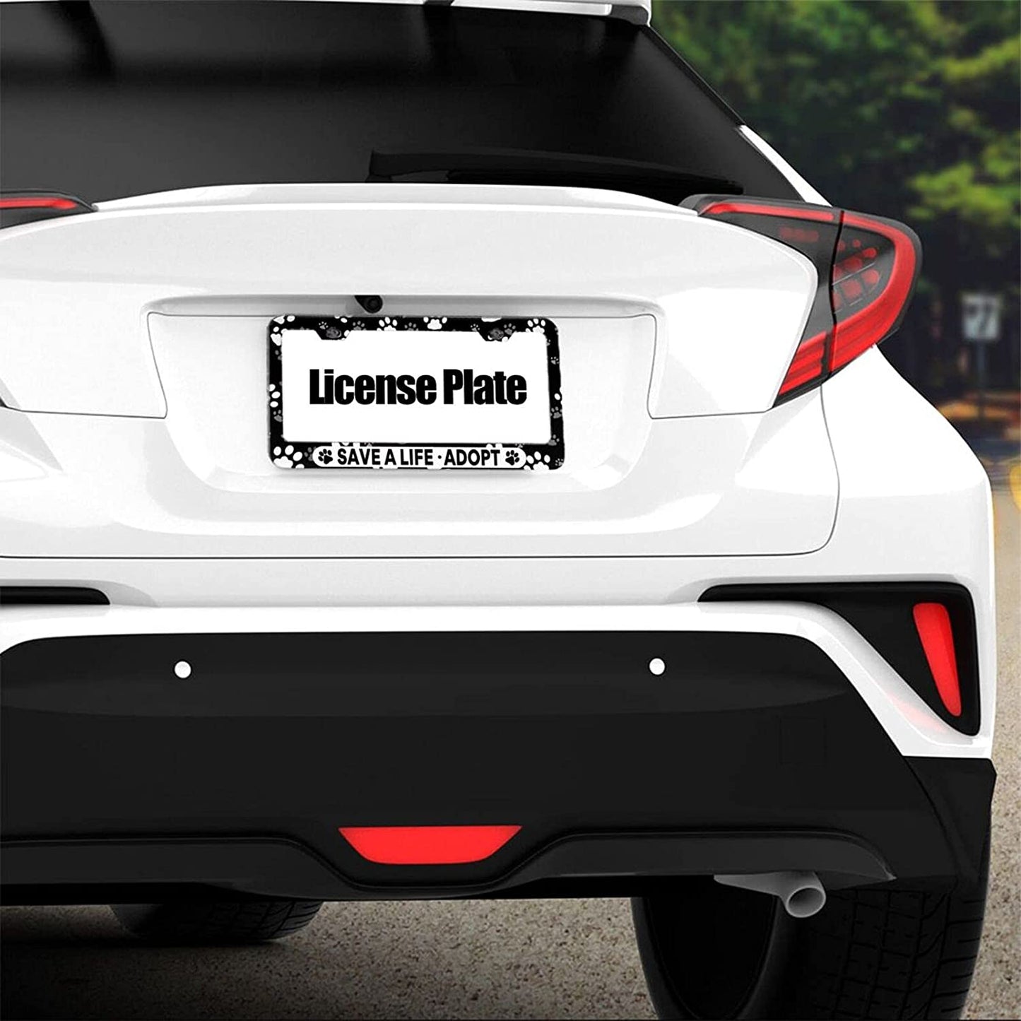 2-Pack License Plate Frames (Save A Life Adopt)