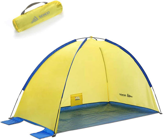 Beach tent with carry bag, Yellow