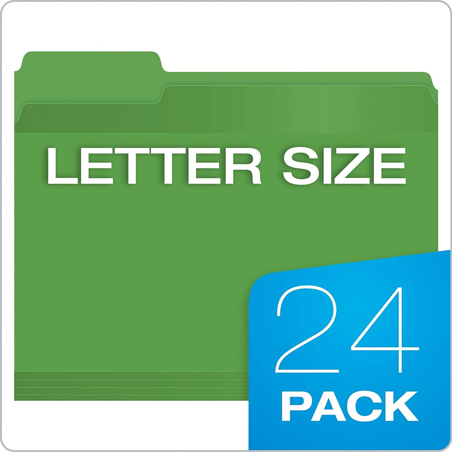 Reinforced File Folders, 24 per pack