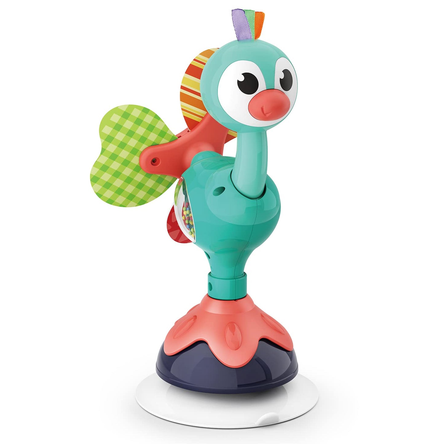 Baby Sensory Highchair Rattle Toy, Peacock