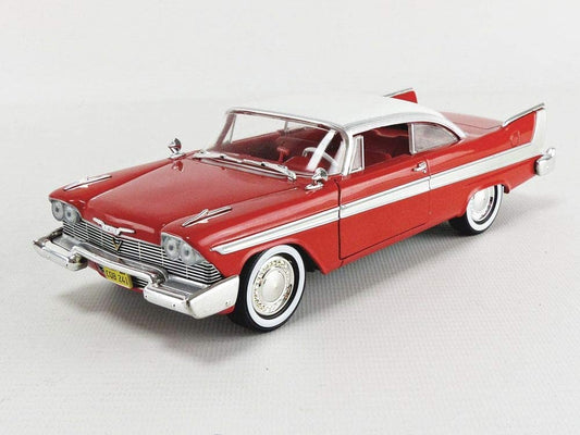 1/24 scale collectible car, (red/white)