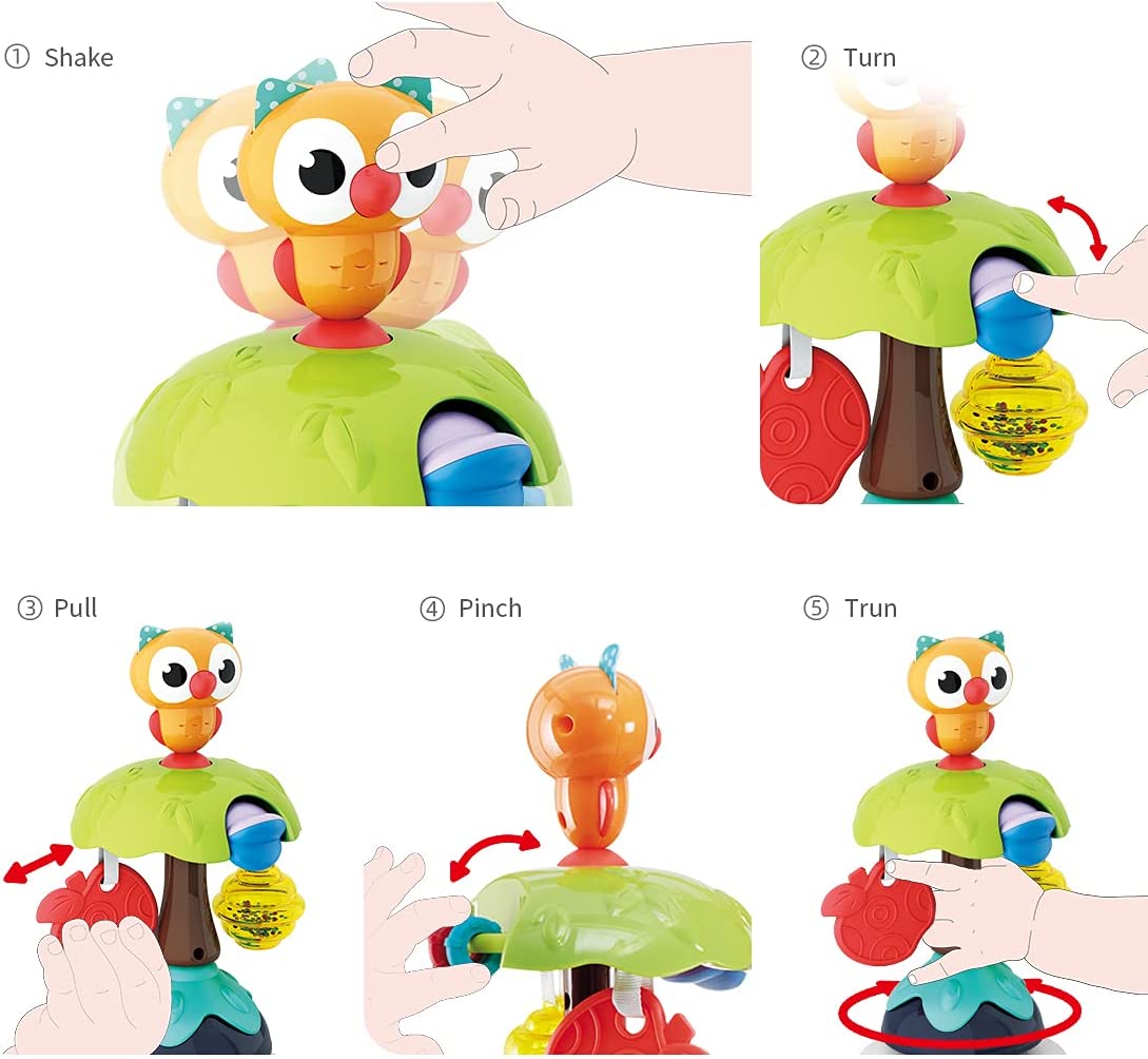 Baby Owl Rattle Toy