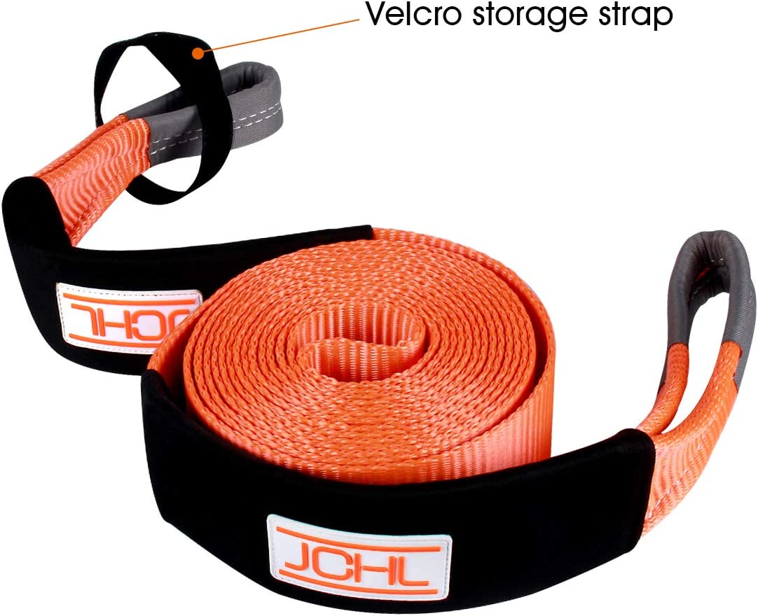 Recovery Strap for Trailer, 18 Ton (Color: 3"x 20 ft)