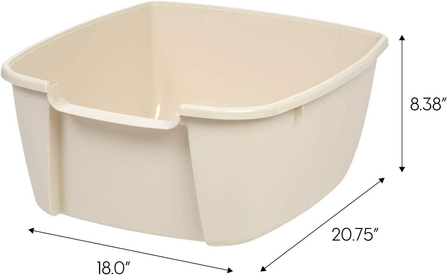 Large Corner Sandbox with Scoop (Jumbo/Almond)