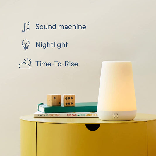 Sound machine, night light and sleep coach to wake up