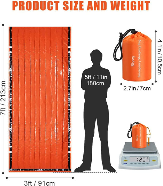 Emergency sleeping bags (Red)