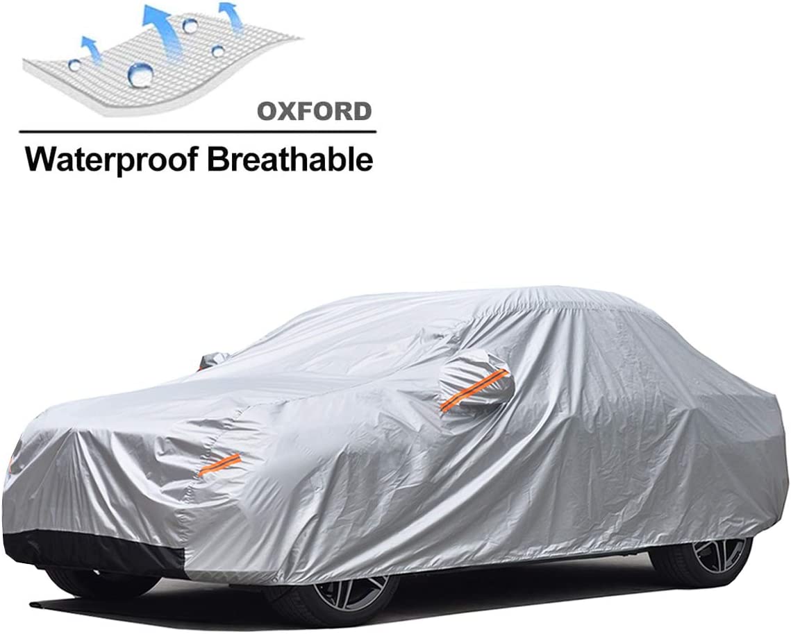 All Weather Waterproof Car Cover, (Length 176-184 inches)