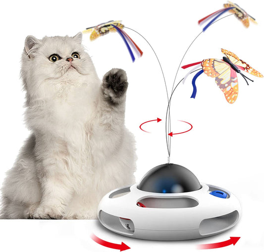 Interactive Electronic Pet Toys, (Color: White) 3PCS