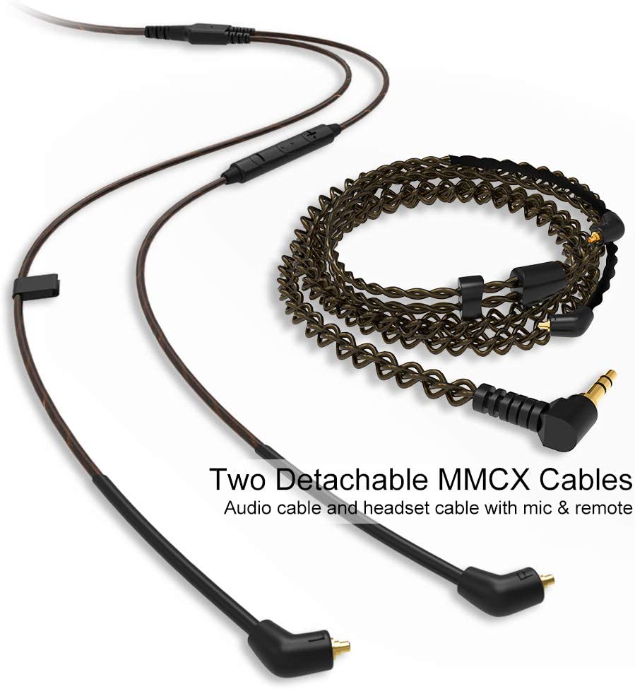 Monitors In-Ear Headphones, (Dark Brown)