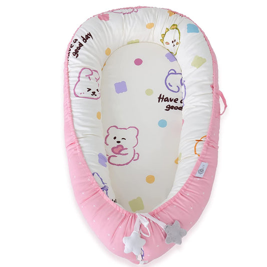 Portable Newborn Baby Lounger, (Bear)