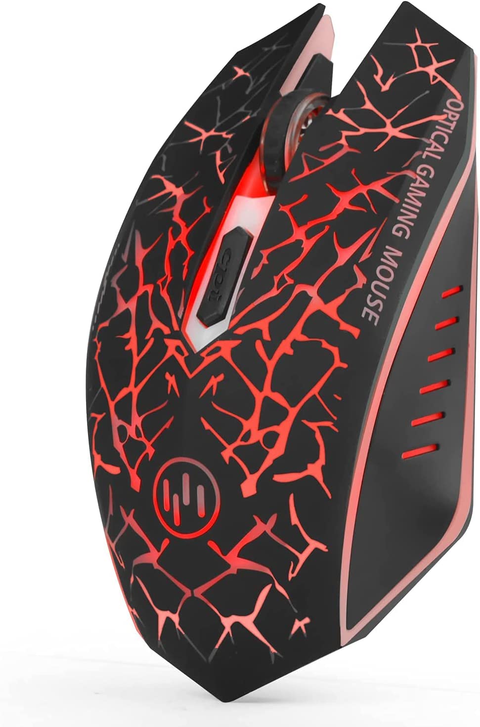 Wireless Rechargeable Gaming Mouse (C12 Red)