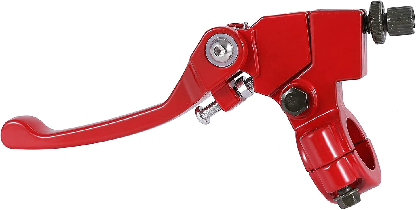 Motorcycle Red Folding Aluminum Clutch Lever 7/8 Inch Handlebar