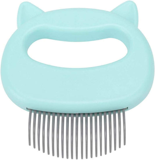 Pet comb massager, green