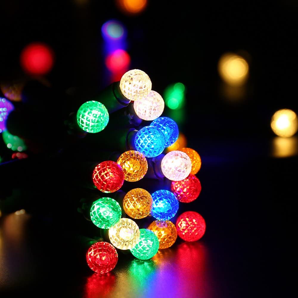 multicolored Christmas lights