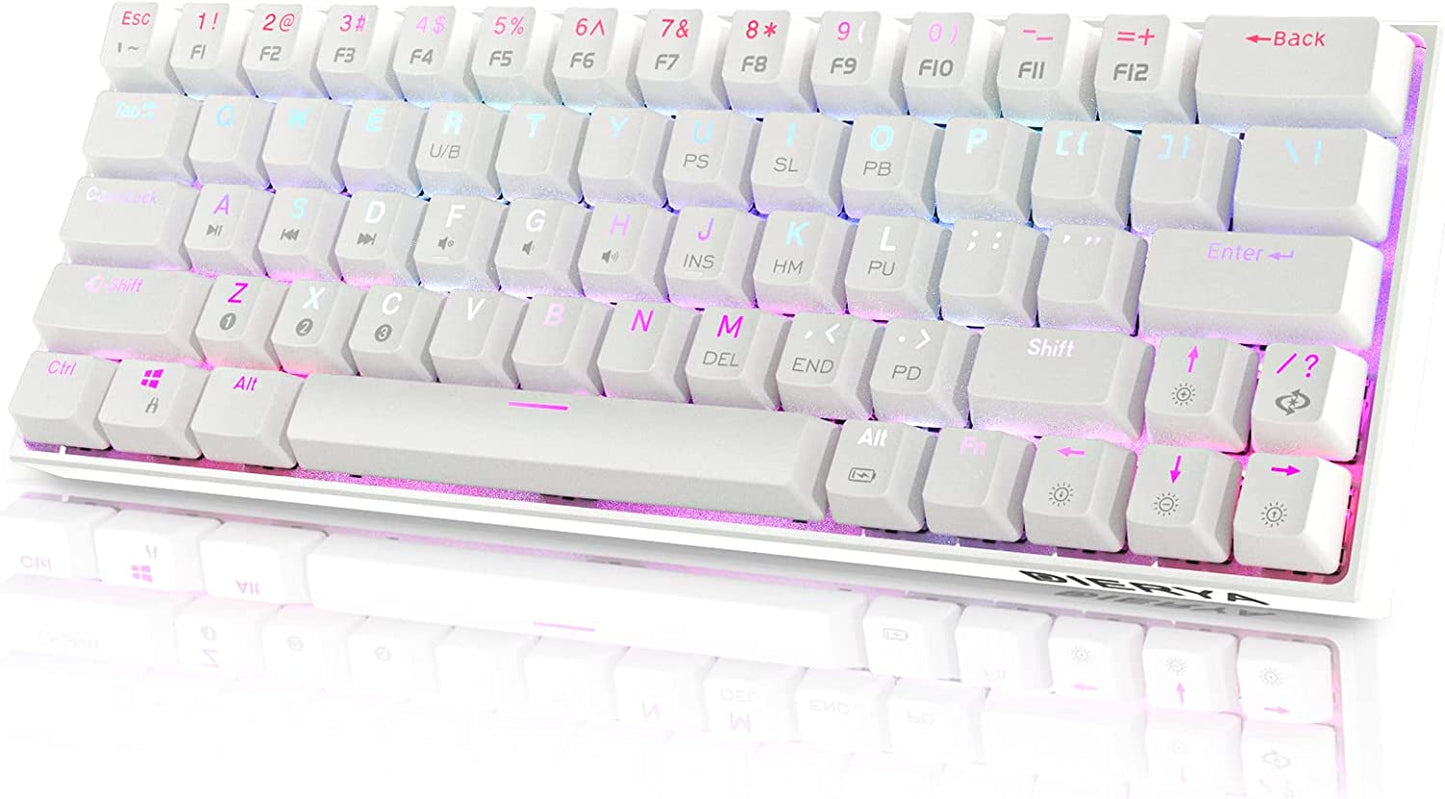 63-key mechanical keyboard, RGB backlight, (brown switch)