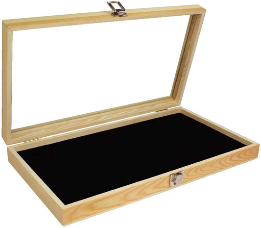 "medals" Display Case Storage Box , natural