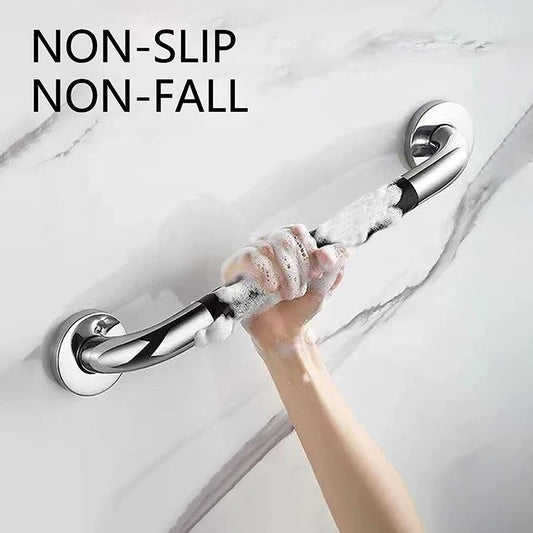 16-inch shower grab bar with non-slip rubber grip