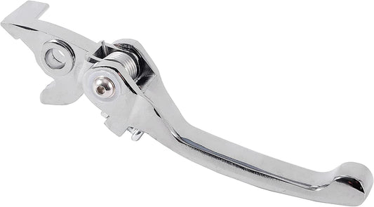 Motorcycle Red Folding Aluminum Clutch Lever 7/8 Inch Handlebar Silver