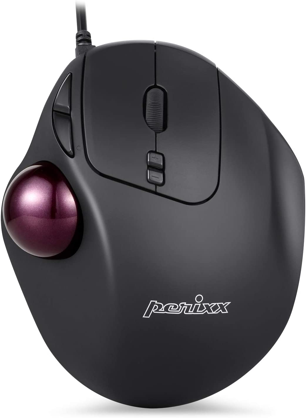 Wired Trackball USB Mouse, 7 Button Design, 1.34 Inch