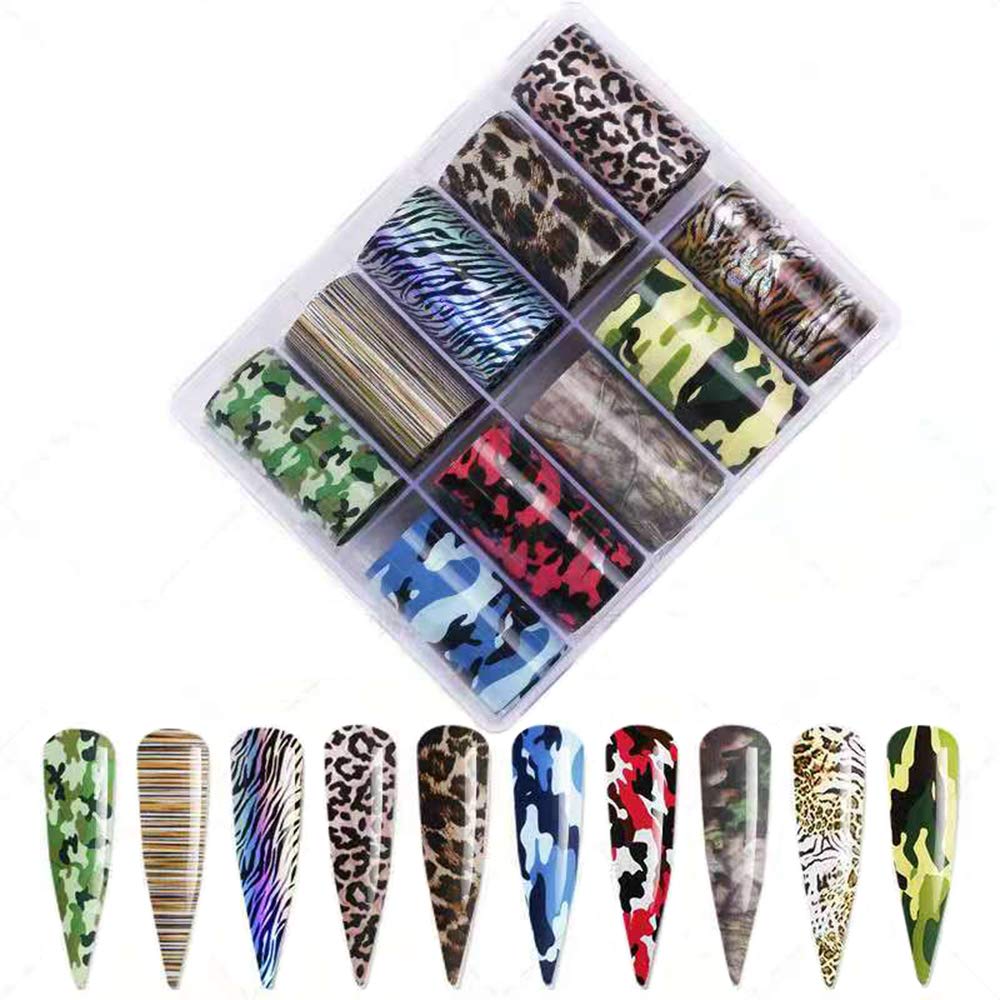 2 boxes of nail art decals of various styles