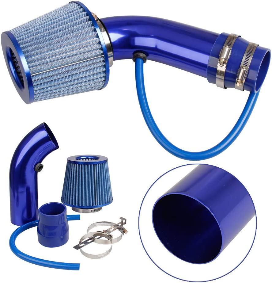 High Flow 3 Inch Cold Air Intake, Blue